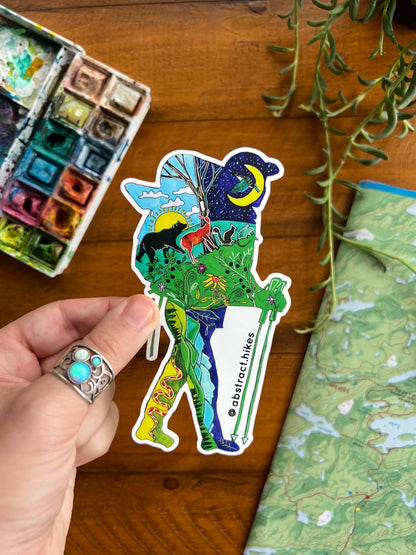 Appalachian Trail Hiker Sticker