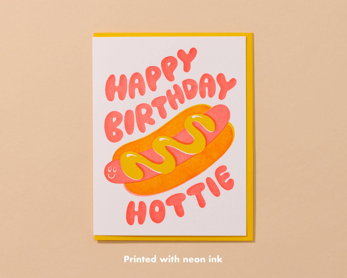 Hottie Hot Dog Birthday Card