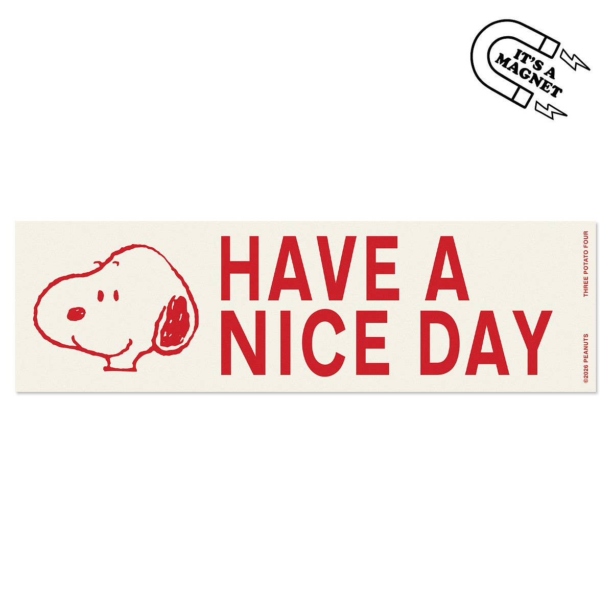 Snoopy Have A Nice Day Bumper Magnet - Peanuts®