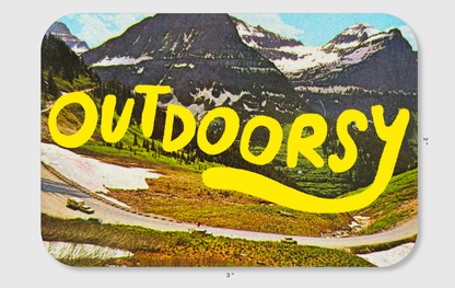 Outdoorsy Sticker