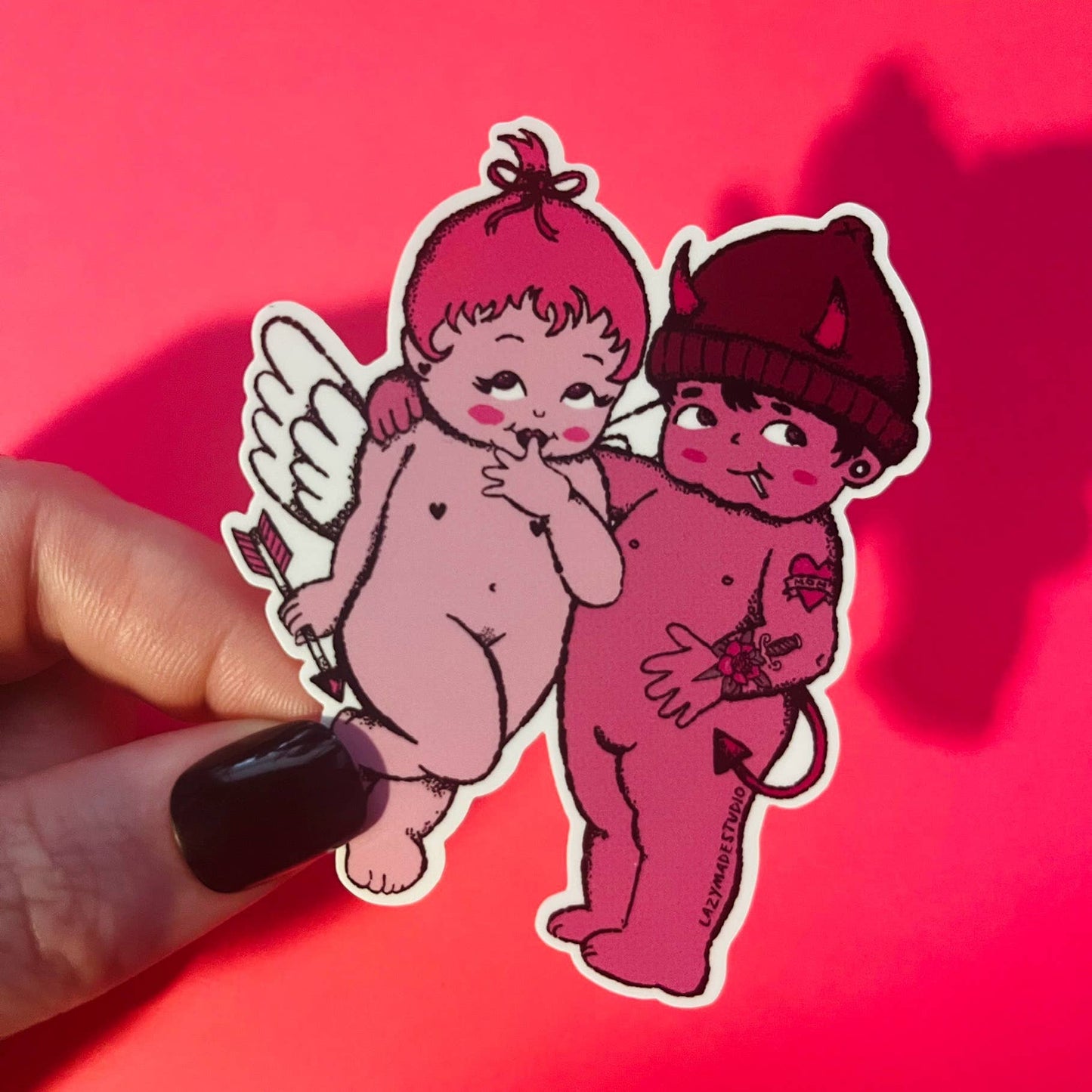 Stupid Cupid Sticker