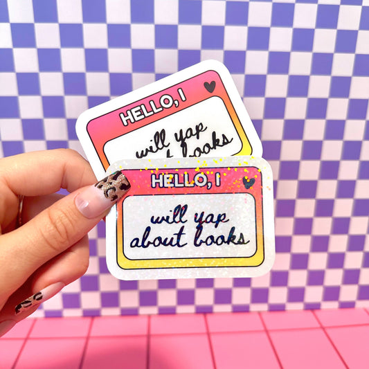 Book Yapper Sticker