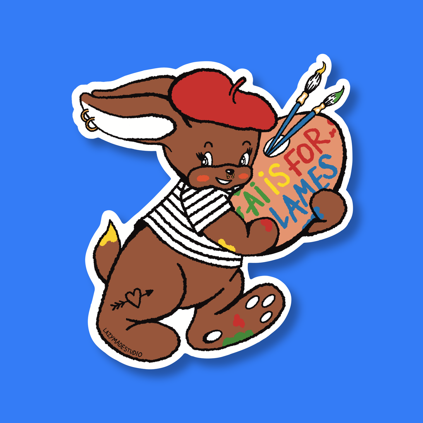 Ai Art is for Lames Sticker 