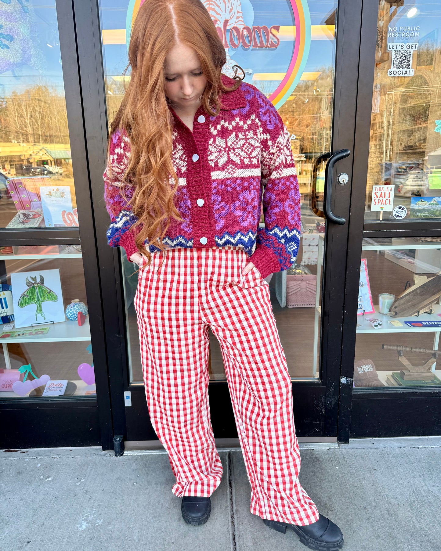 Cherry Hearthside Pants