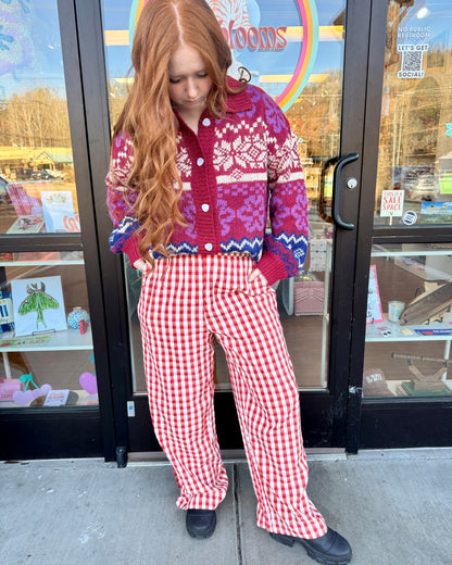 Cherry Hearthside Pants