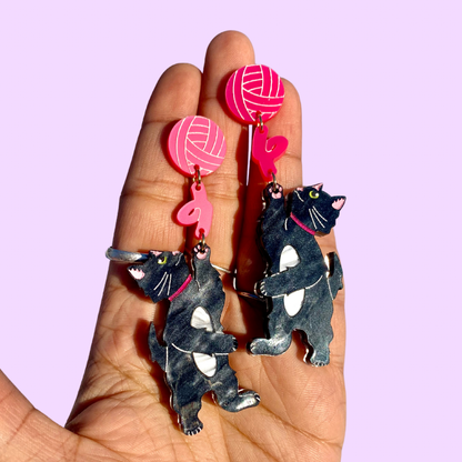 Got to be Kitten Me Earrings