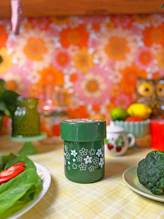 Vintage Blossoms Stash Jar