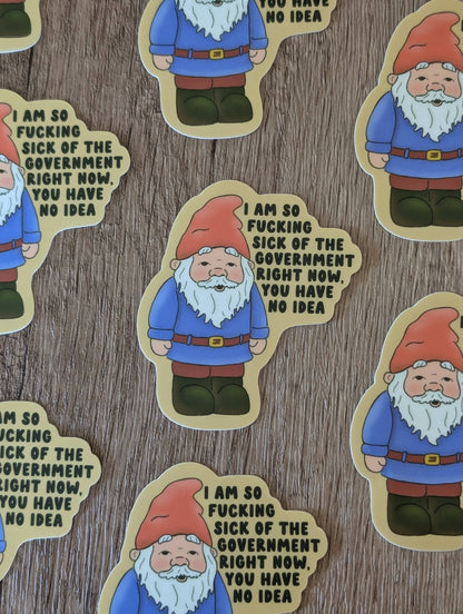 I'm So Mad at the Government Sticker