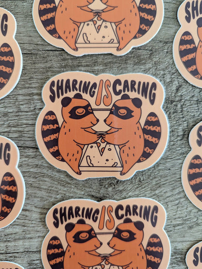 Sharing is Caring Sticker