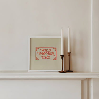 Wild Women 8x8 Art Print