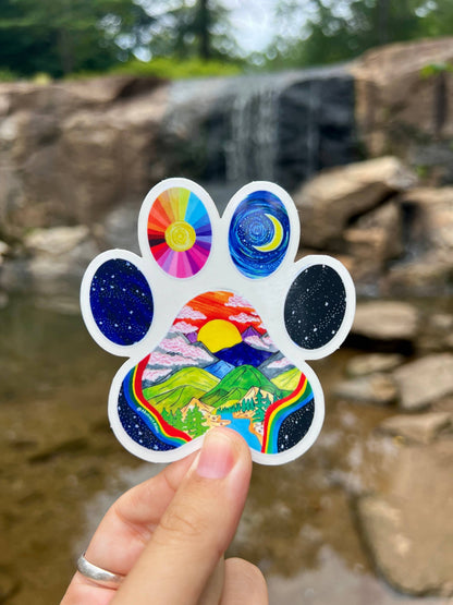 Paw Power Sticker