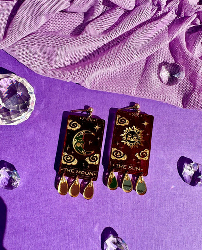 Tarot Card Earrings