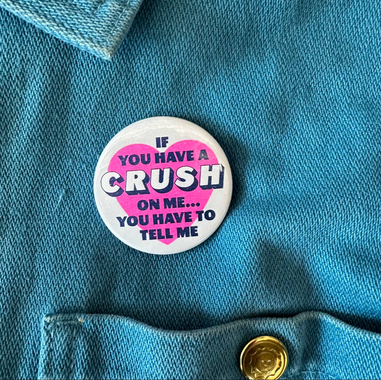 If You Have A Crush On Me Button