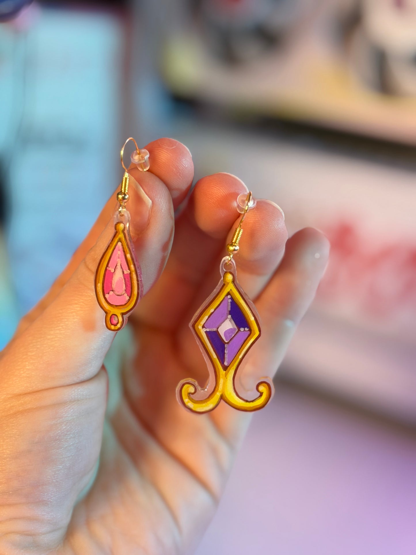 Mado Homu Soulgem Shrinky Dink Earrings