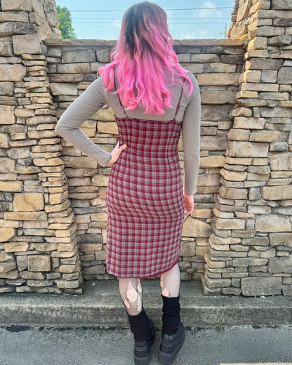 Mulberry Plaid Delilah Dress