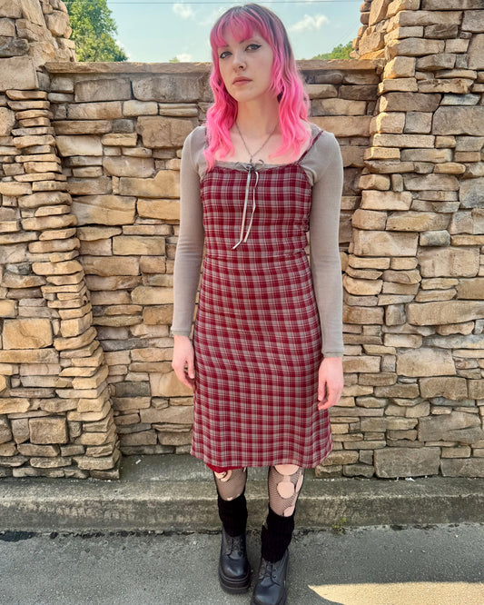 Mulberry Plaid Delilah Dress