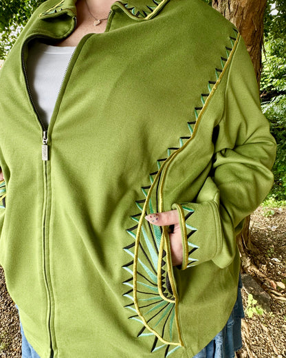 Bob Mackie Zip Up 3X Vintage