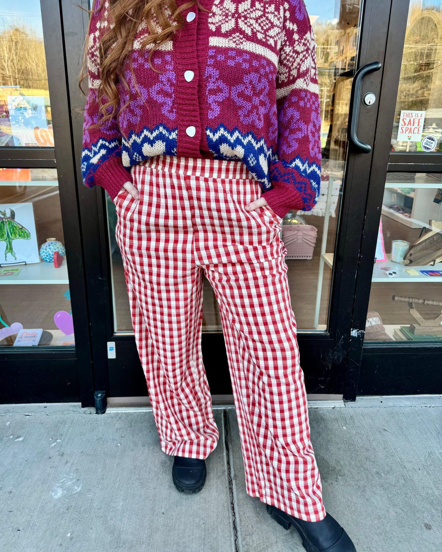 Cherry Hearthside Pants