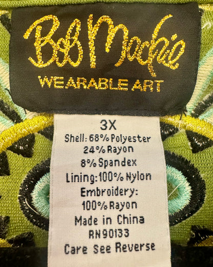 Bob Mackie Zip Up 3X Vintage