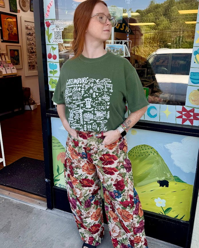Flower Cargo Joggers