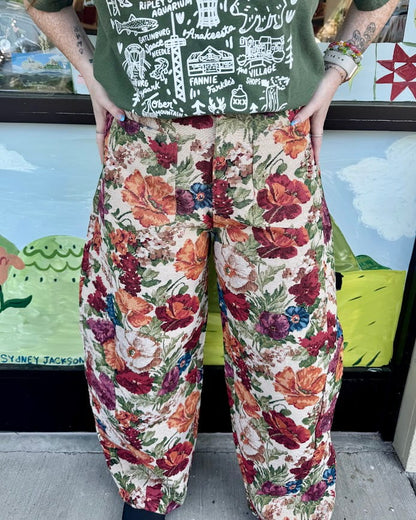 Flower Cargo Joggers
