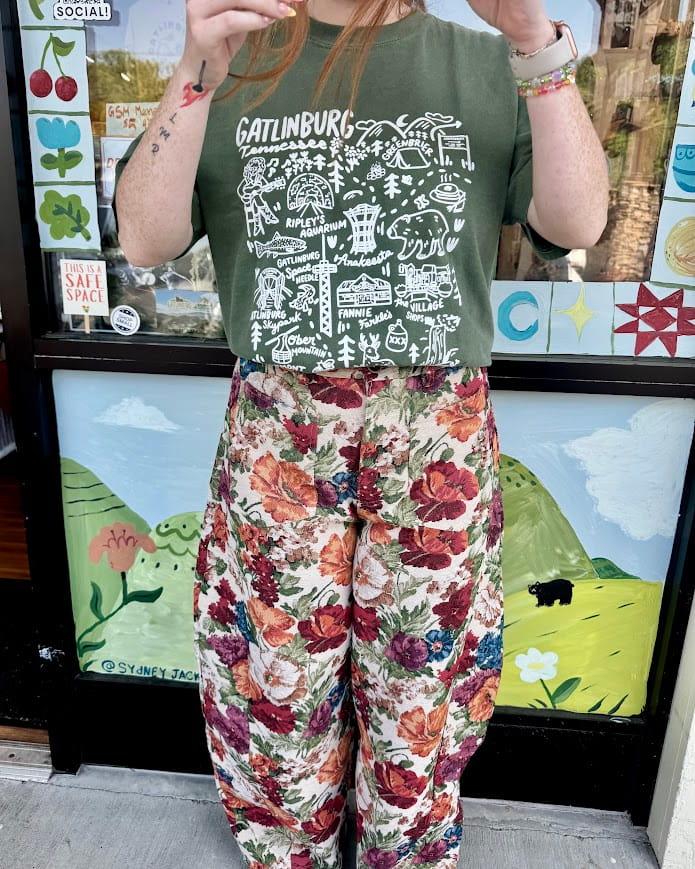 Flower Cargo Joggers