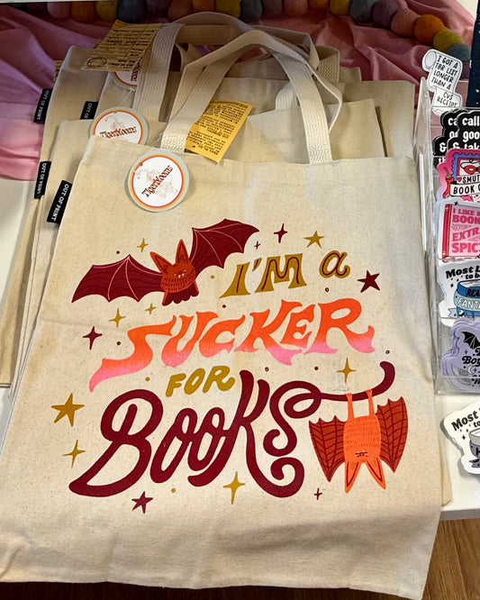 I'm A Sucker For Books Tote