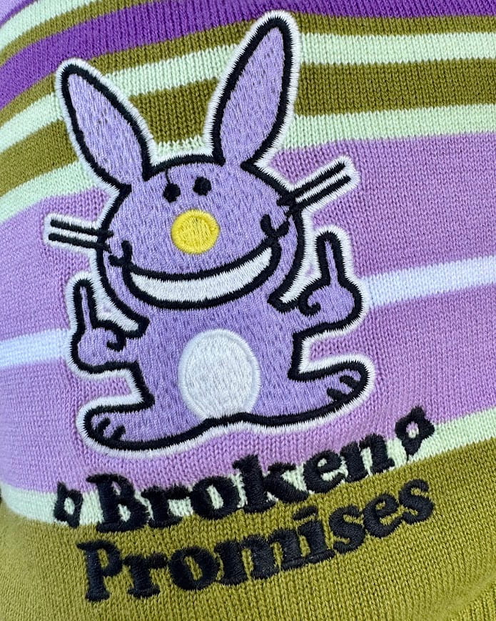 Happy Bunny Knit Mini Skirt Consignment Medium