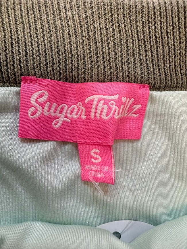 Floral Knit Mini Skirt Consignment Small