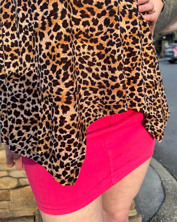 Leopard Grommet Top Vintage Small