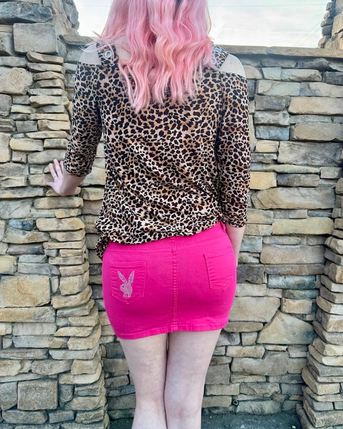 Y2K Pink Mini Skirt Consignment Small