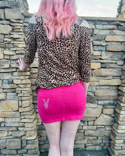 Y2K Pink Mini Skirt Consignment Small