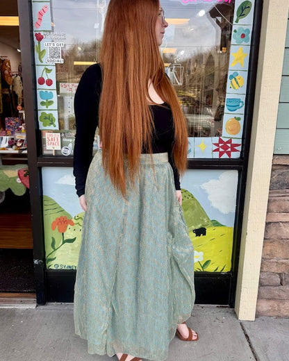 Jaded Beetle Midi Skirt