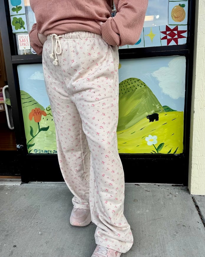 Floral Wide Leg Lounge Pants