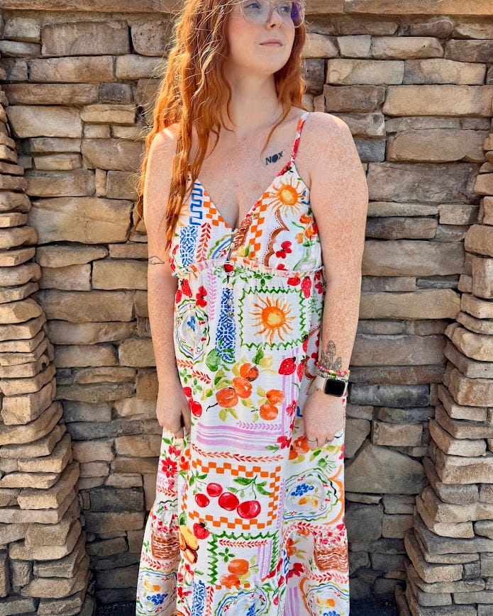Button Down Vacay Maxi