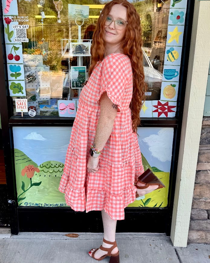 Picnic Plaid Tiered Mini Dress