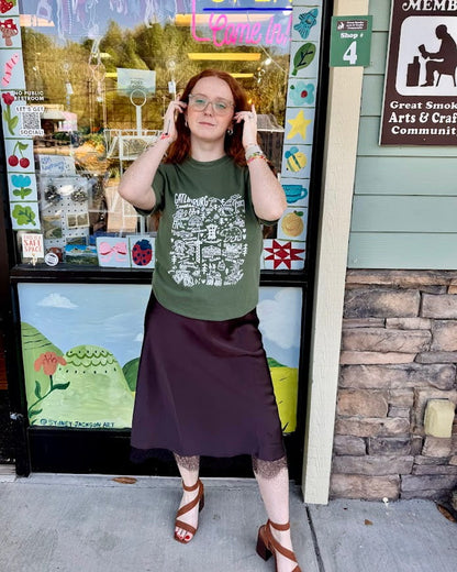 Gatlinburg Map T-Shirt