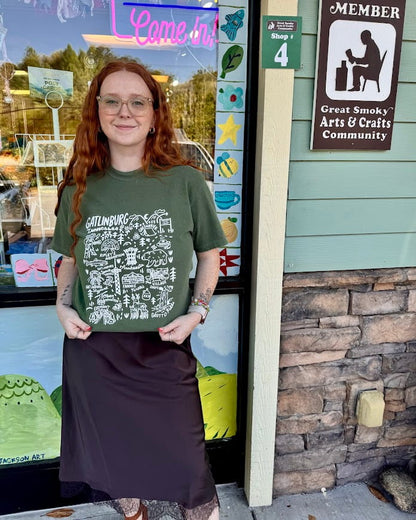 Gatlinburg Map T-Shirt