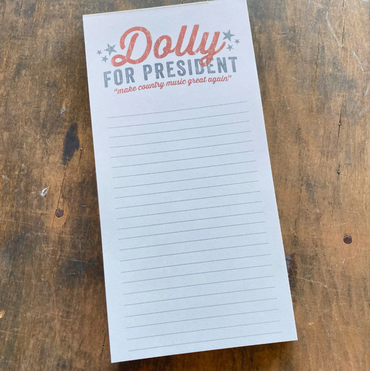 Dolly for President Notepad