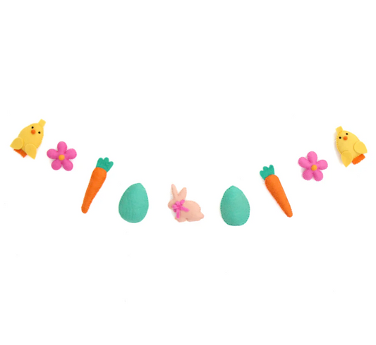 Easter Shapes Felt Garland