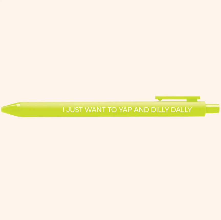 Yap and Dilly Dally Gel Pen