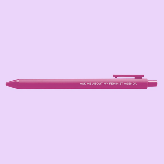Feminist Agenda Gel Pen