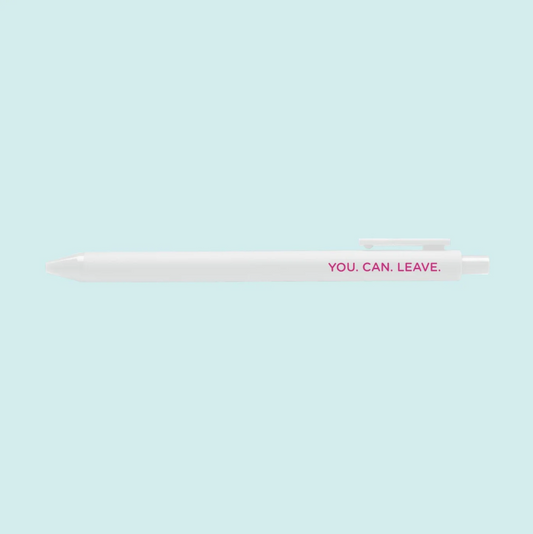 You Can Leave Gel Pen