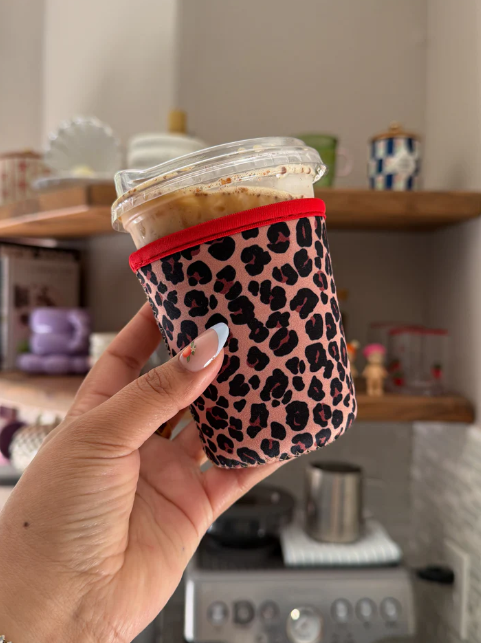 Leopard Iced Coffee Sleeve