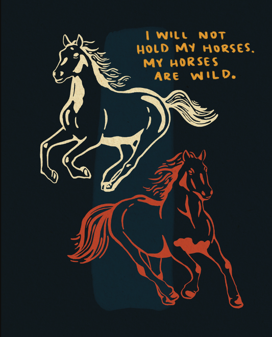 Wild Horses 8x10 Art Print