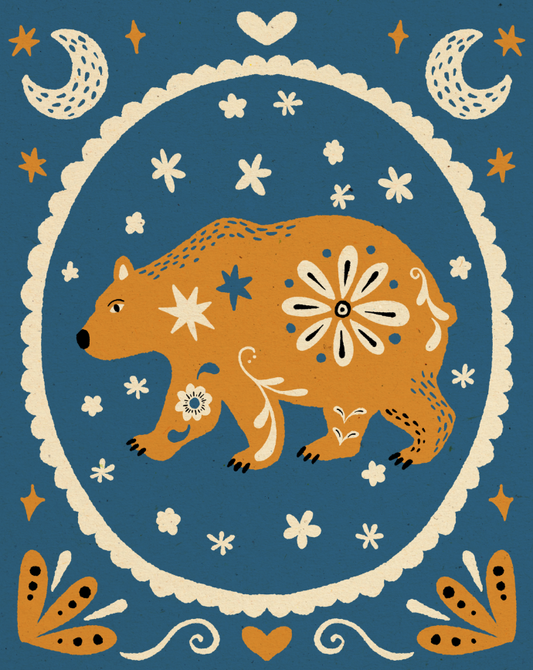 Mystical Bear 8x10 Art Print
