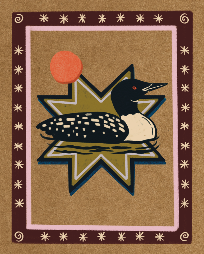 The Loon 8x10 Art Print