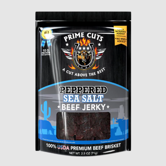 Peppered Sea Salt Beef Jerky