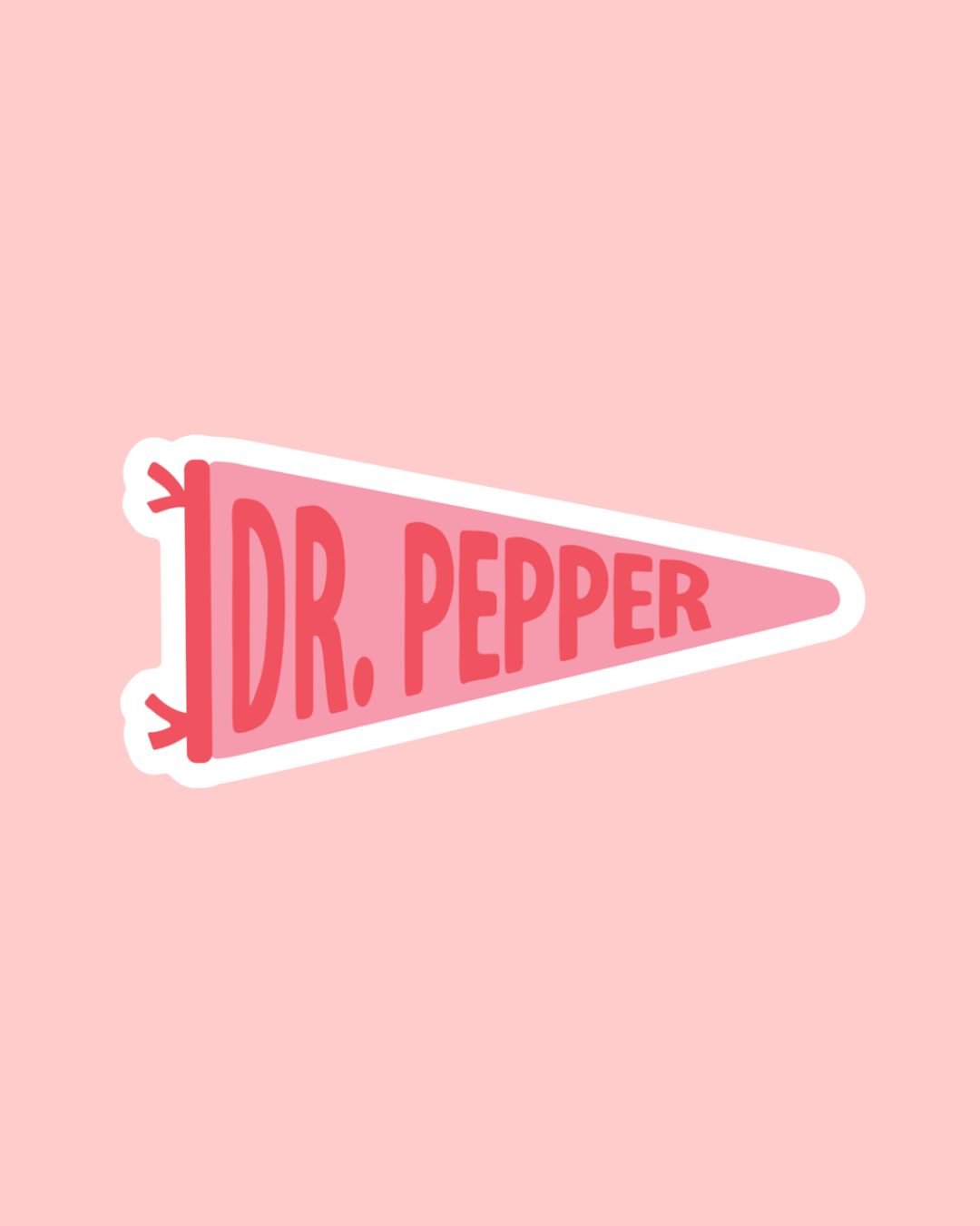Dr Pepper Banner Sticker