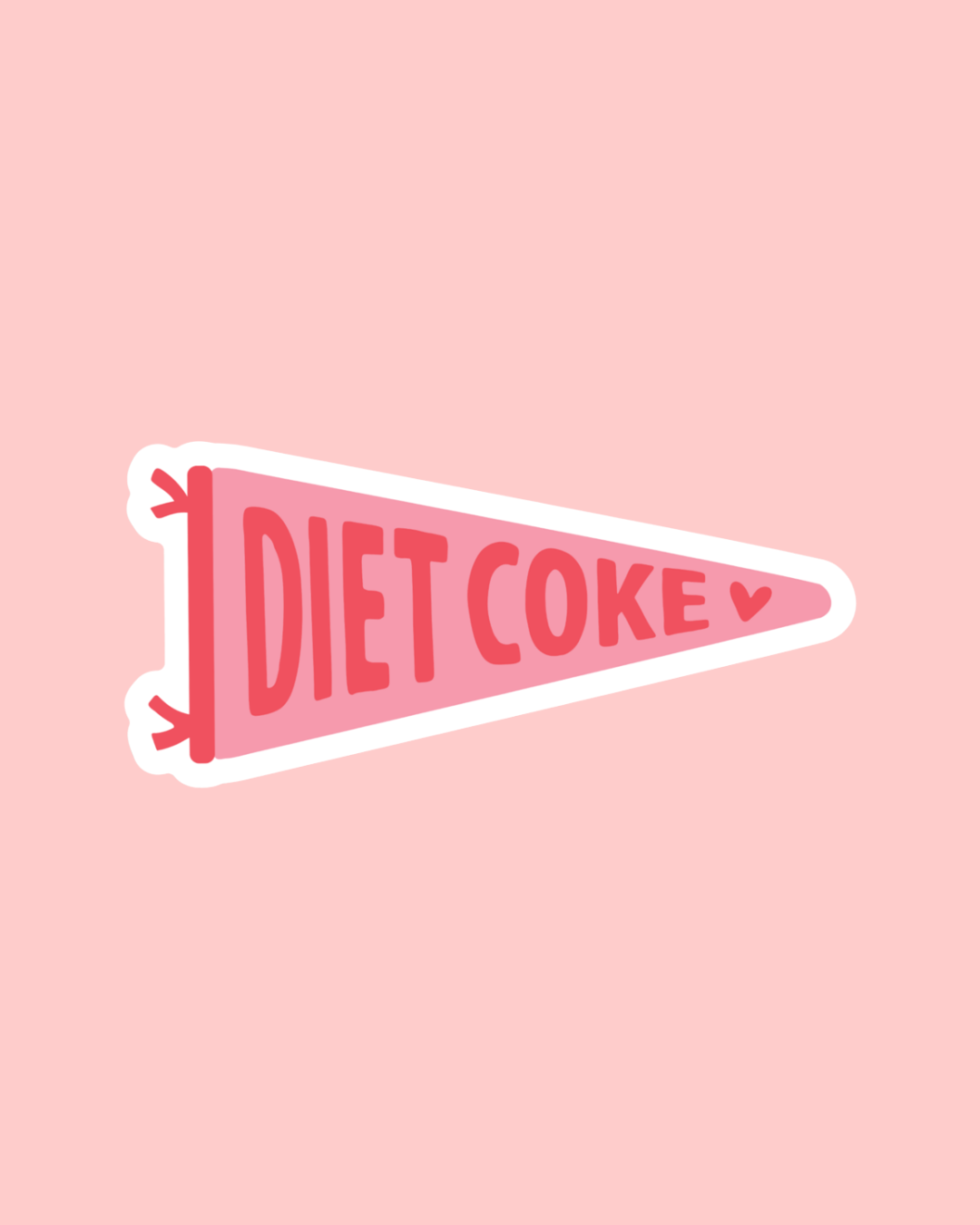 Diet Coke Banner Sticker